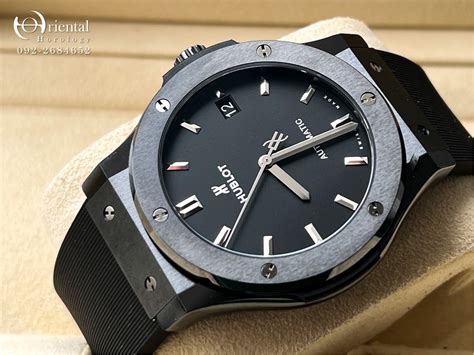 used hublot black magic|Hublot classic fusion black magic.